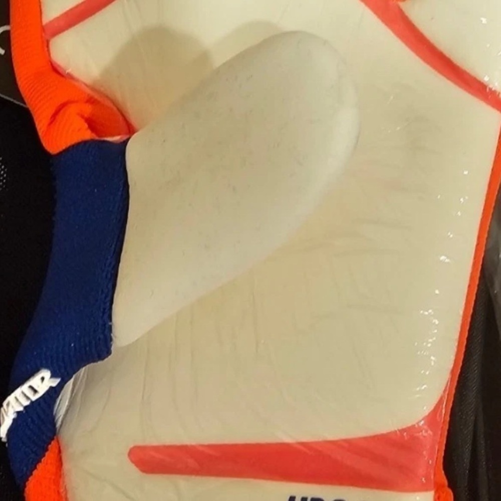 New adidas Predator Men’s 8 Pro PROMO Goalkeeper Gloves Blue/Red/White IX3869 - Picture 4 of 5